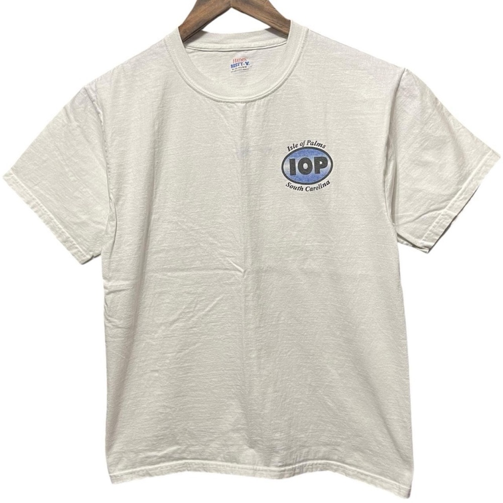 Isle of Palms South Carolina Hanes beefy graphic short sleeve crewneck T-shirt